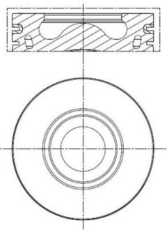 Поршневые кольца mahle knecht 013 PI 00136 000