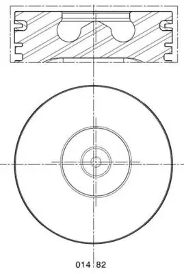 Поршневые кольца Mahle knecht 0148201 (фото 1)