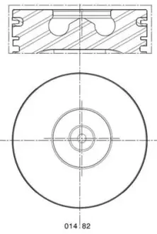 Поршневые кольца mahle knecht 0148201