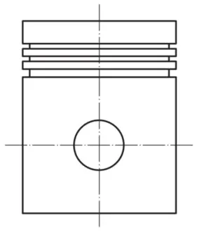 Поршневые кольца mahle knecht 0156100