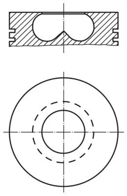 Поршневые кольца mahle knecht 0156902