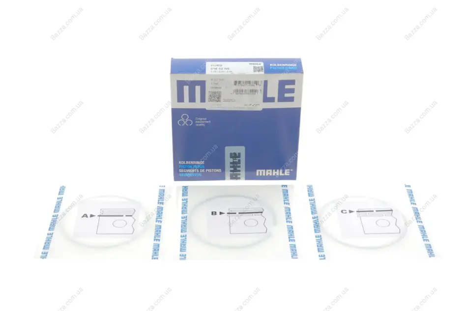 Поршневые кольца Mahle knecht 016 02 N0 (фото 1)