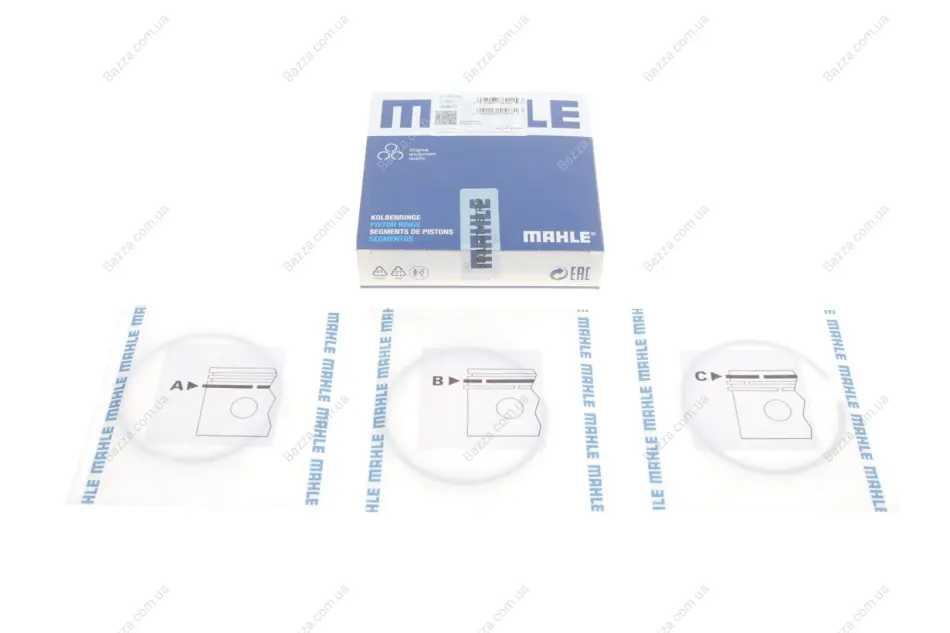 Поршневые кольца Mahle knecht 02201N0 (фото 1)