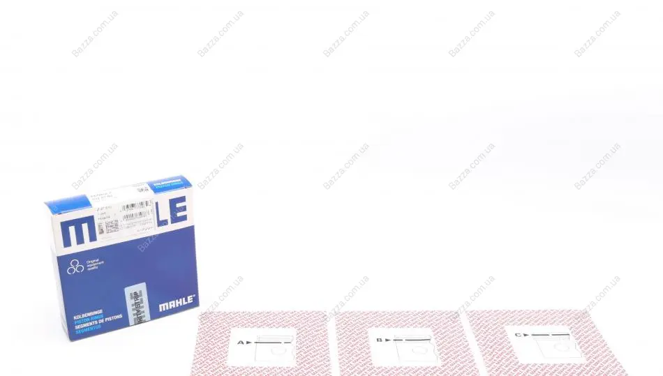 Поршневые кольца mahle knecht 02207N2