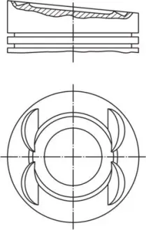 Поршневые кольца Mahle knecht 0280312