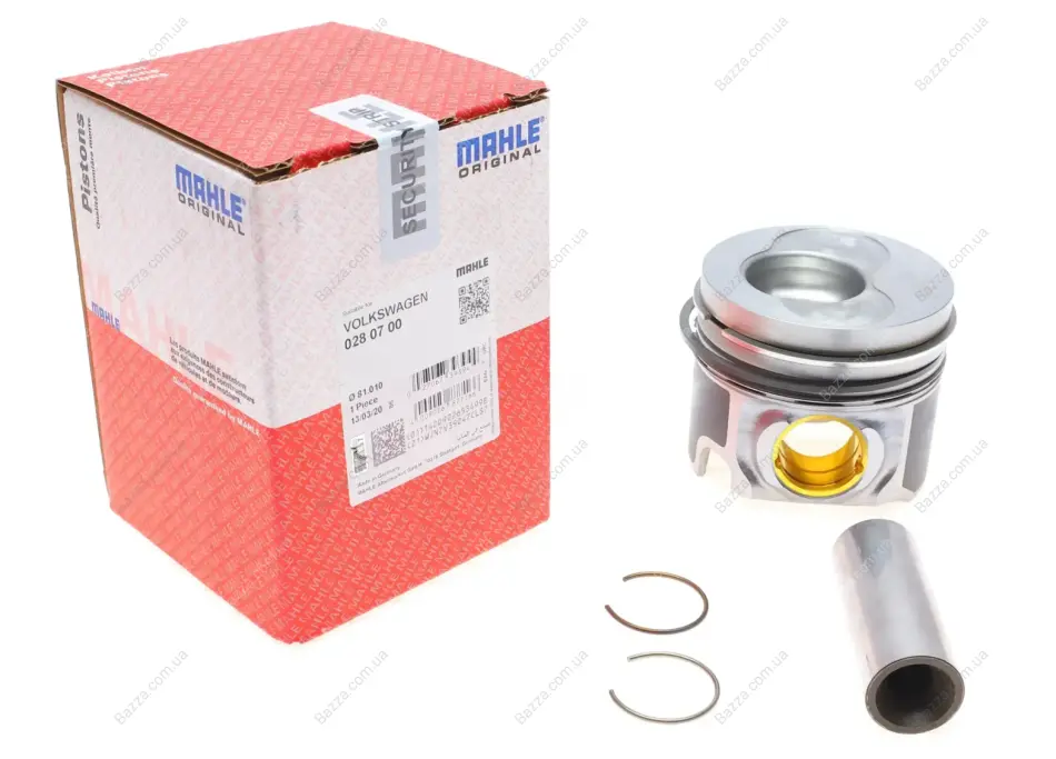 Поршневые кольца Mahle knecht 028 07 00 (фото 1)