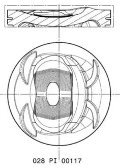 Поршневые кольца Mahle knecht 028PI00117002