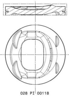 Поршневые кольца mahle knecht 028PI00118000 на Фольксваген Гольф плюс