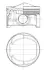Поршневые кольца Mahle knecht 028PI00125000 (фото 1)