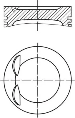 Поршневые кольца Mahle knecht 028 PI 00134 002 (фото 1)