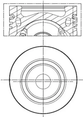 Поршневые кольца mahle knecht 028 PI 00141 001