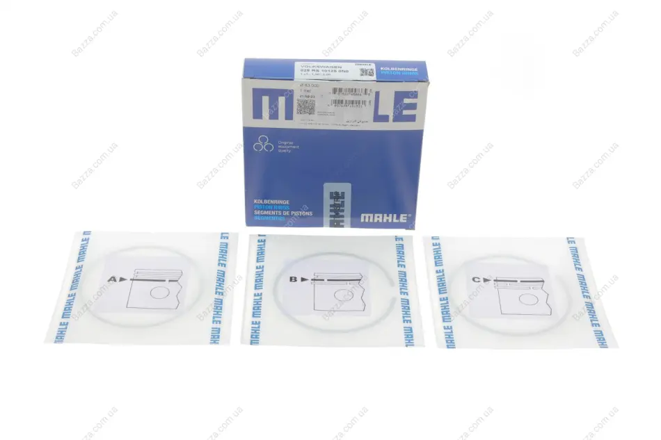 Поршневые кольца Mahle knecht 028 RS 10125 0N0 (фото 1)
