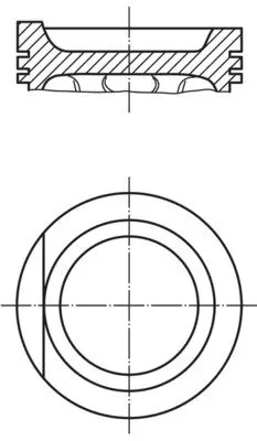 Поршневые кольца Mahle knecht 0299002 (фото 1)