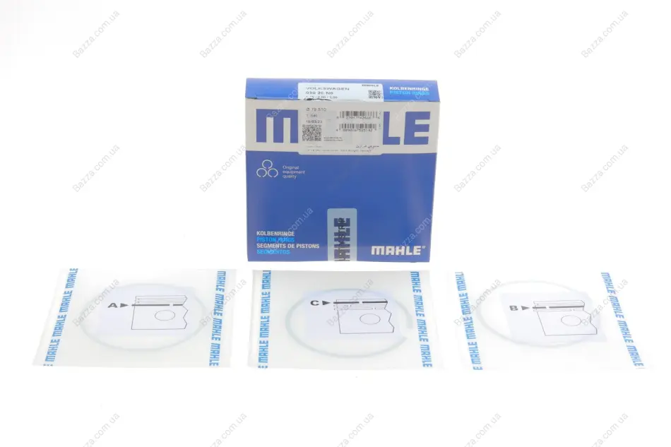 Поршневые кольца mahle knecht 03020N0