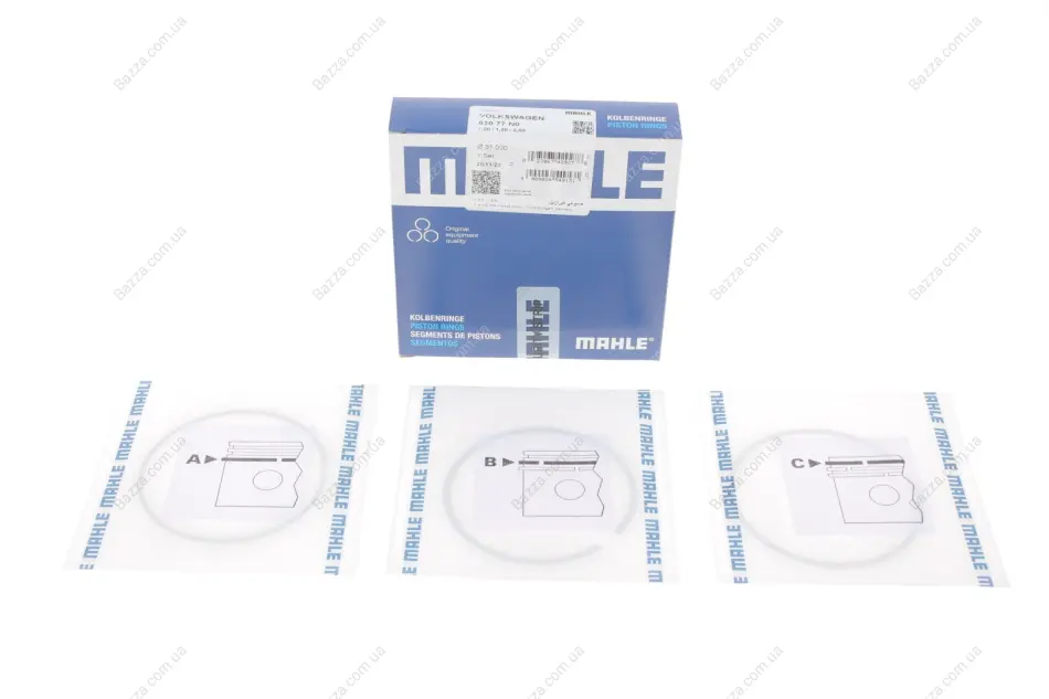 Поршневые кольца Mahle knecht 030 77 N0 (фото 1)