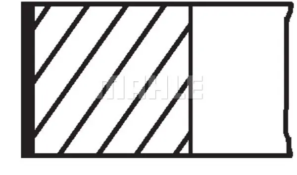 Поршневые кольца mahle knecht 03082N1