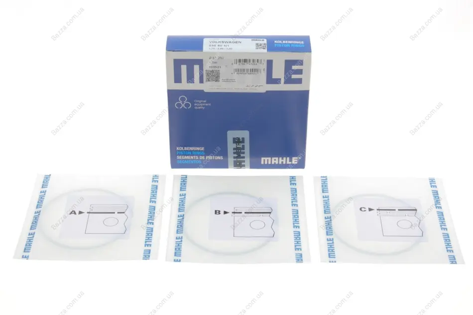 Поршневые кольца mahle knecht 030 90 N1