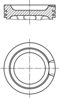 Поршневые кольца mahle knecht 0331600