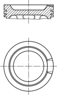 Поршневые кольца Mahle knecht 033 16 02
