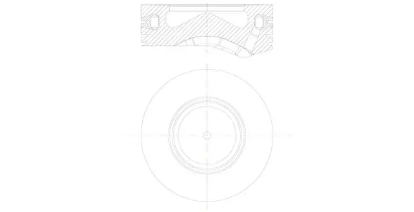 Поршневые кольца mahle knecht 081 PI 00105 000