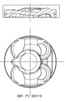 Поршневые кольца Mahle knecht 081PI00110000