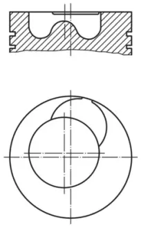 Поршневые кольца mahle knecht 2094100
