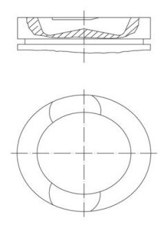 Поршневые кольца mahle knecht 209 73 00