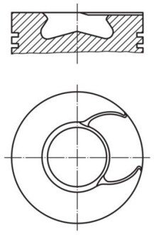 Поршневые кольца mahle knecht 213 66 00