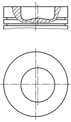 Поршневые кольца Mahle knecht 2289100 (фото 1)