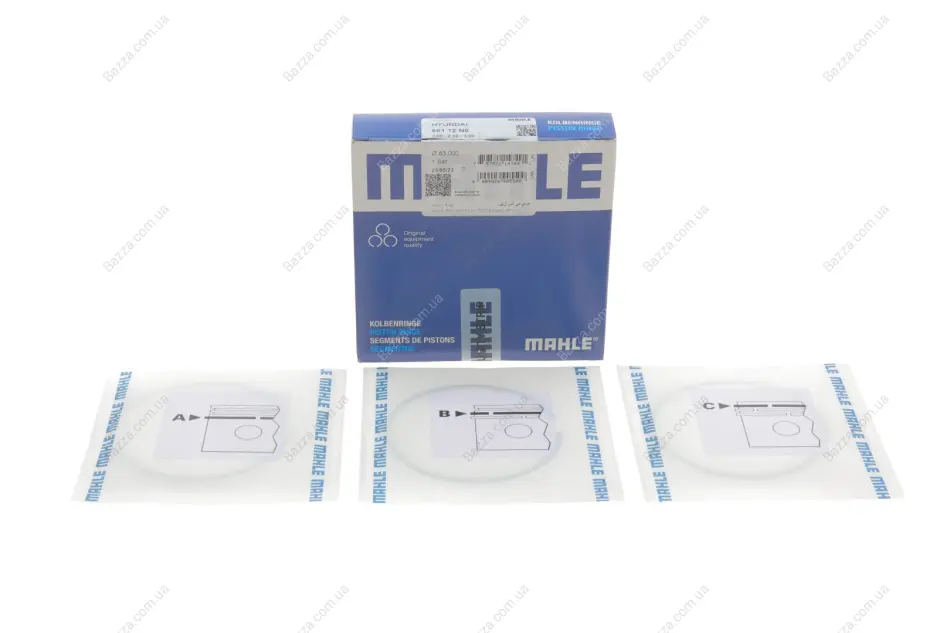 Поршневые кольца mahle knecht 68112N0