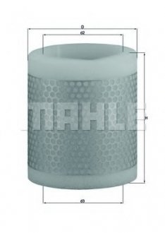 Повітряний фільтр mahle knecht LX124
