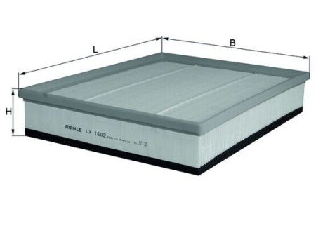 Повітряний фільтр mahle knecht LX1602