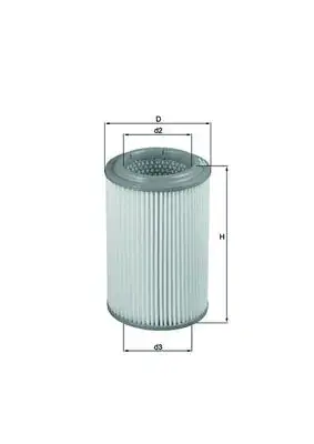 Повітряний фільтр Mahle knecht LX2689 (фото 1)