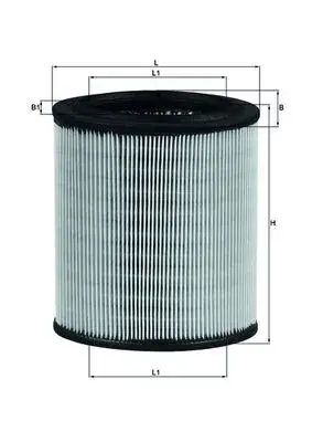Повітряний фільтр mahle knecht LX715