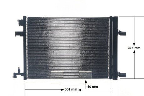 Радиатор кондиционера mahle knecht AC636000S