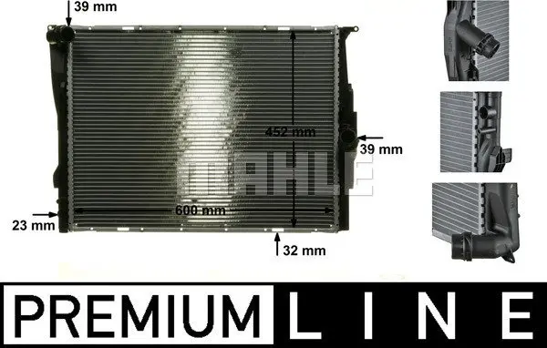 Радіатор охолодження двигуна Mahle knecht CR1090000P (фото 1)