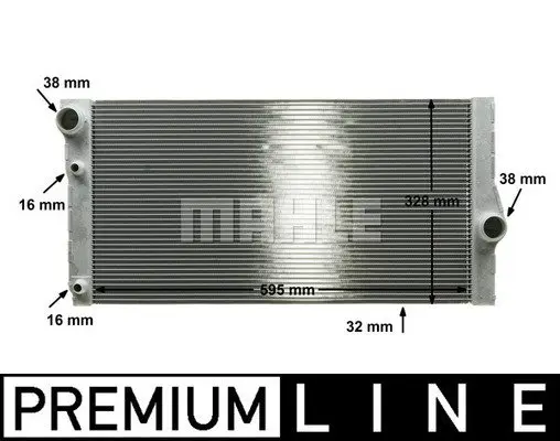 Радиатор охлаждения двигателя mahle knecht CR1147000P