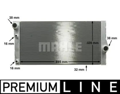 Радиатор охлаждения двигателя mahle knecht CR1147000P