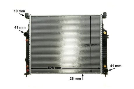 Радиатор охлаждения двигателя mahle knecht CR1706000P