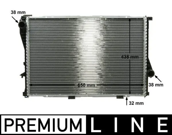 Радіатор охолодження двигуна Mahle knecht CR295000P (фото 1)