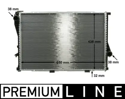 Радіатор охолодження двигуна Mahle knecht CR295000P