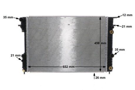 Радиатор охлаждения двигателя mahle knecht CR561000S