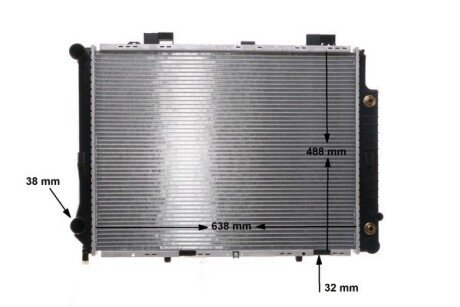 Радиатор охлаждения двигателя mahle knecht CR634000S