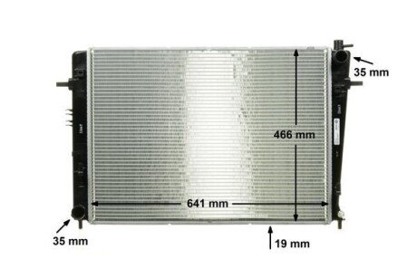 Радиатор охлаждения двигателя mahle knecht CR909000P