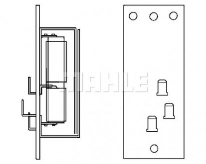 Регулятор печки, MAN F 90 / M 90 mahle knecht ABR 83 000P