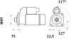 Стартер mahle knecht MS775
