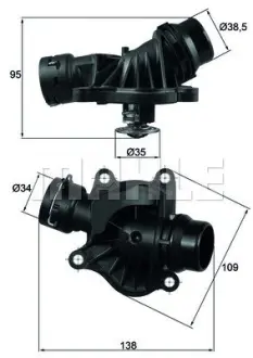 Термостат Bmw E46/60/65/66 Diesel Mahle knecht TI 234 88