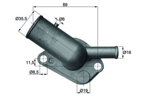 Термостат FIAT; LANCIA; ZASTAVA (Mahle) mahle knecht TI6487D