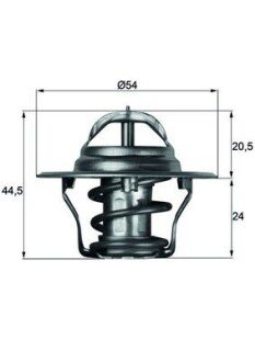 Термостат FORD; HYUNDAI; MAZDA; NISSAN; OPEL; SUBARU (Mahle) mahle knecht TX487D на Ауди А6 с4