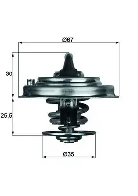 Термостат Mahle knecht TX3071D (фото 1)